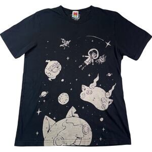 OMOCAT x Yo-Kai Watch T-Shirt Men's LARGE AOP RARE